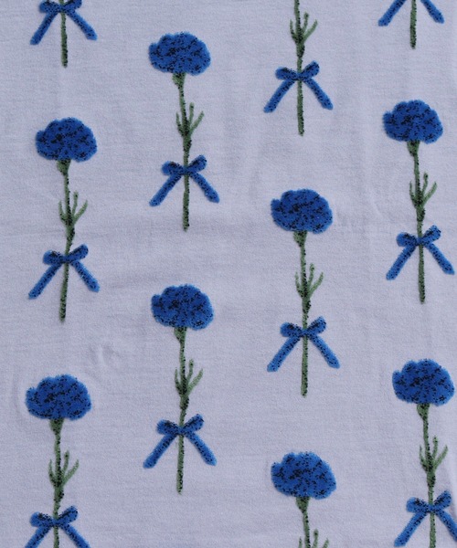 eiπe （イーペ）の「eiπe カーネーションジャカード　フレンチプルオーバー（Tシャツ/カットソー・レディース・レッド/ブルー・FREE）」の13枚目の写真