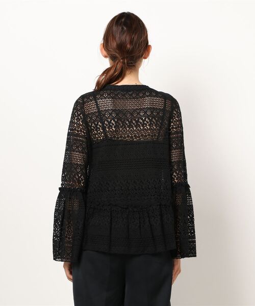 FELLINI（フェリーニ）の「レースブラウス（シャツ/ブラウス・レディース・ブラック/ブラウン/グリーン・M）」の5枚目の写真