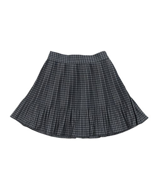 Figments（フィグメンツ）の「チェッククリスタルプリーツミニスカート（スカート・レディース・ライトグレー/ネイビー・FREE）」の5枚目の写真