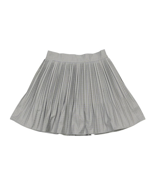 Figments（フィグメンツ）の「チェッククリスタルプリーツミニスカート（スカート・レディース・ライトグレー/ネイビー・FREE）」の9枚目の写真