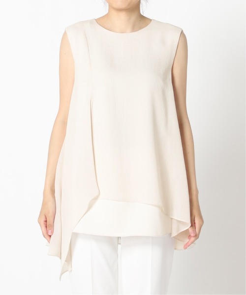 Noble（ノーブル）の「イレギュラーヘムチュニックブラウス◆（シャツ/ブラウス・レディース・オフホワイト/イエロー/ネイビー・FREE）」の16枚目の写真