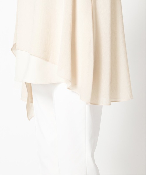 Noble（ノーブル）の「イレギュラーヘムチュニックブラウス◆（シャツ/ブラウス・レディース・オフホワイト/イエロー/ネイビー・FREE）」の22枚目の写真