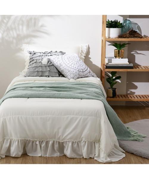 Francfranc ふわろ 夏用掛け布団 枕カバー ストライプ セット 新品