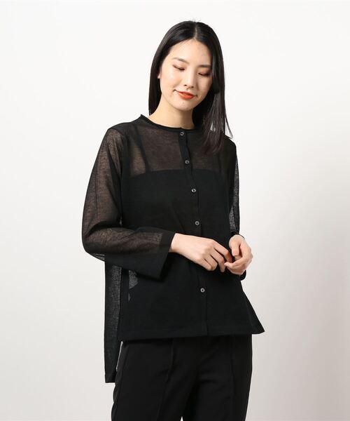 BATONER（バトナー）の「【BATONER】シースルーカーディガン 