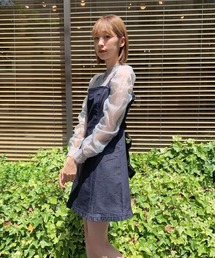 TITTY&CO. | バックリボンミニジャンスカ(ワンピース)