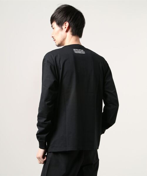 AVIREX（アヴィレックス）の「AVIREX/アヴィレックス　フューチャーコマンド トライアングルＴシャツ/L/S AFC TRIANGLE T-SHIRT（Tシャツ/カットソー・メンズ・ブラック/ブラウン系その他2/オフホワイト/ライトブルーグレー・X-LARGE/LARGE/MEDIUM）」の8枚目の写真