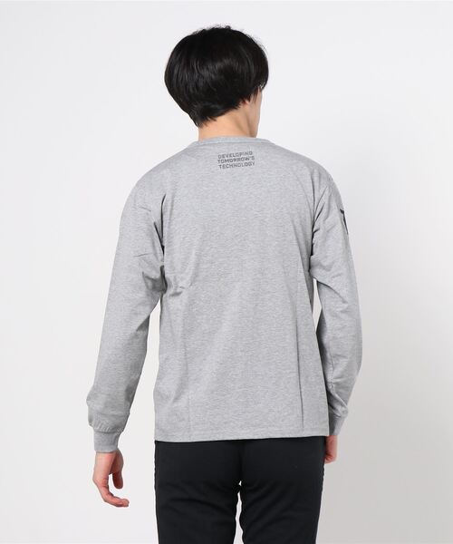 AVIREX（アヴィレックス）の「AVIREX/アヴィレックス　フューチャーコマンド トライアングルＴシャツ/L/S AFC TRIANGLE T-SHIRT（Tシャツ/カットソー・メンズ・ブラック/ブラウン系その他2/オフホワイト/ライトブルーグレー・X-LARGE/LARGE/MEDIUM）」の5枚目の写真