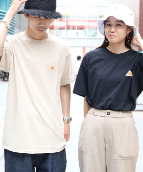 KELTY（ケルティ）の「【KELTY/ケルティ】GLOSTER別注 バックプリント ビッグシルエットショートスリーブTシャツ（Tシャツ/カットソー・メンズ・ホワイト/ブラック/ベージュ/オリーブ・M/L）」の20枚目の写真