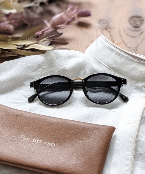 Per sist ence（パーシエンス）の「Per sist ence/パーシエンス 　グロスボストンサングラス （ケース・眼鏡クリーナー付）（サングラス・レディース・A/B/C/D/E/F/G・FREE）」の7枚目の写真