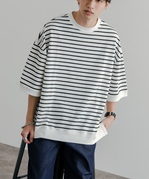 epnok | ベーシックルーズボーダーTee(Tシャツ/カットソー)