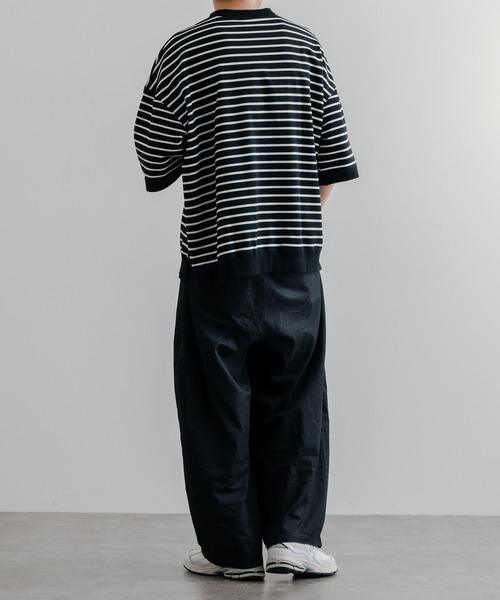 epnok(エプノック)の「ベーシックルーズボーダーTee(Tシャツ/カットソー・メンズ・ブラック/オフホワイト・SMALL/MEDIUM/LARGE)」の22枚目の写真