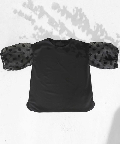 antiqua(アンティカ)の「特別な一着。シアースリーブトップス(シャツ/ブラウス・キッズ・ブラック・4/3/5)」の14枚目の写真