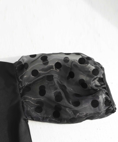 antiqua(アンティカ)の「特別な一着。シアースリーブトップス(シャツ/ブラウス・キッズ・ブラック・4/3/5)」の15枚目の写真