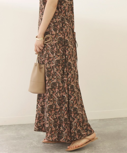 Factor=(ファクターイコール)の「ペイズリー柄イージーパンツ(その他パンツ・レディース・ブラック/グリーン・FREE)」の12枚目の写真