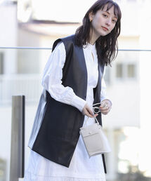 Ray BEAMS | Ray BEAMS / フェイクレザー ベスト(ベスト)