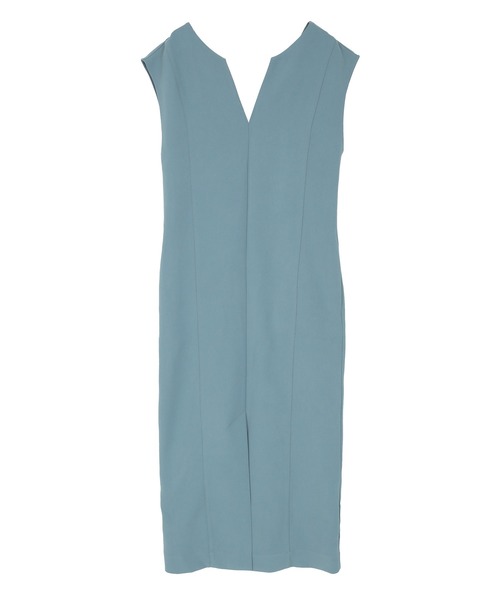 UR'S(ユアーズ)の「キーネックノースリーブワンピース(ワンピース・レディース・ブルー/ブラック/キャメル/オフホワイト・M/L/S)」の11枚目の写真