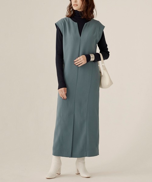 キーネックノースリーブワンピース（ワンピース）｜ur's（ユアーズ）の