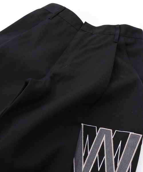NEONSIGN（ネオンサイン）の「NEONSIGN ネオンサイン / DICKIES “MW” BADBOY FIT ディッキーズコラボ "マイノリティ" バッドボーイフィット タックパンツ バルーンパンツ ワークパンツ（セットアップ） / N1570MW（チノパンツ・メンズ・ベージュ/ブラック・42/48/44/46）」の4枚目の写真