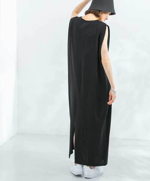 KBF（ケイビーエフ）の「ベルト付きショルダータックワンピース（ワンピース・レディース・ブラック/オフホワイト/グリーン・ONE）」の15枚目の写真