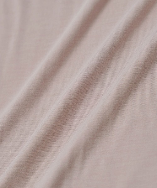 ROPE' PICNIC(ロペピクニック)の「【セットアップ対応】ソフトリッチ天竺フレンチスリーブトップス(Tシャツ/カットソー・レディース・ブラック/ホワイト/オリーブ/ピンク系その他2・38)」の13枚目の写真