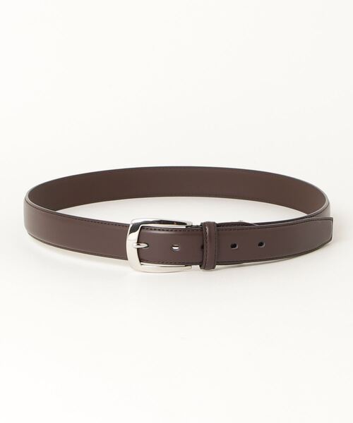 TOKYO SHIRTS（トウキョウシャツ）の「ピンバックル式 牛革 メンズベルト（ベルト・メンズ・ダークブラウン・S/M）」の3枚目の写真