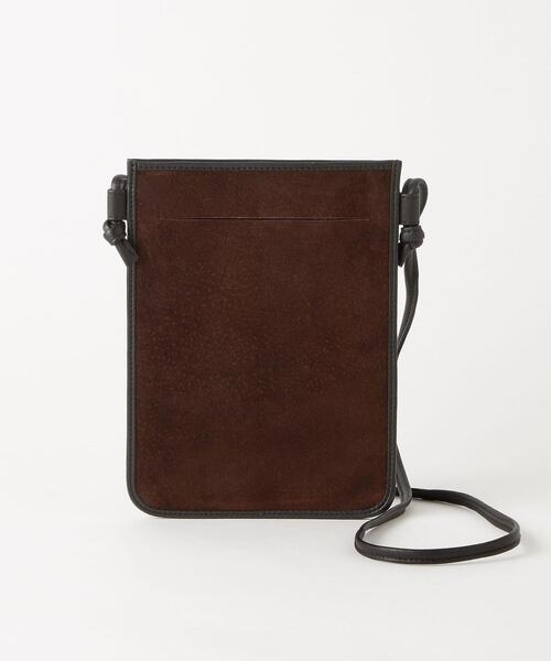 green label relaxing(グリーンレーベルリラクシング)の「<green label relaxing>レザーコンビ ミニショルダーバッグ(ショルダーバッグ・メンズ・ブラック/ダークブラウン・FREE)」の10枚目の写真