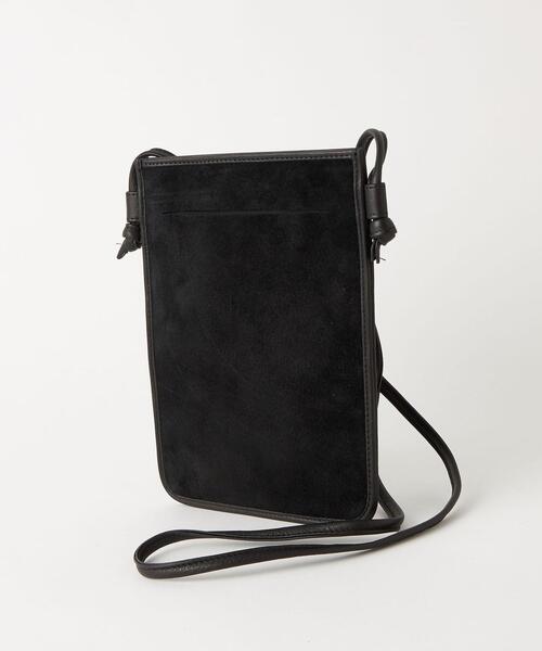 green label relaxing(グリーンレーベルリラクシング)の「<green label relaxing>レザーコンビ ミニショルダーバッグ(ショルダーバッグ・メンズ・ブラック/ダークブラウン・FREE)」の6枚目の写真