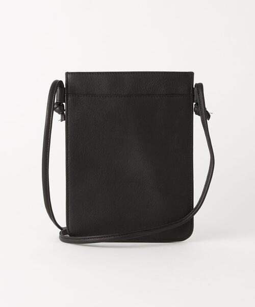 green label relaxing(グリーンレーベルリラクシング)の「<green label relaxing>レザーコンビ ミニショルダーバッグ(ショルダーバッグ・メンズ・ブラック/ダークブラウン・FREE)」の8枚目の写真