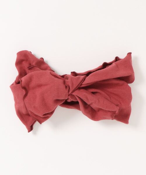 ehka sopo（エヘカソポ）の「リブリボンターバン（ヘアバンド・レディース・ピンク/ブラウン/ベージュ・ﾌﾘ-）」の7枚目の写真