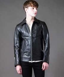 【美品】バッファローボブス レザージャケット シングルライダース ブラック M Buffalo Bobs（バッファローボブズ）の「BANDIT-HORSE