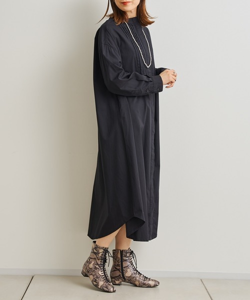 prose verse（プロズヴェール）の「レースアップショートブーツ（ブーツ・レディース・ベージュ/ブラック/グレイッシュベージュ・LARGE/SMALL/MEDIUM/LL）」の22枚目の写真