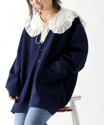 J-カタアゼVネックカーディガン