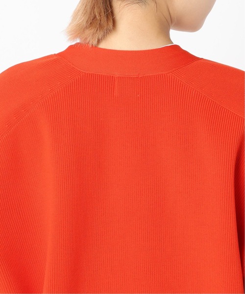 JOINT WORKS(ジョイントワークス)の「J-カタアゼVネックカーディガン(カーディガン/ボレロ・レディース・ブラック/ネイビー/オレンジ・FREE)」の5枚目の写真