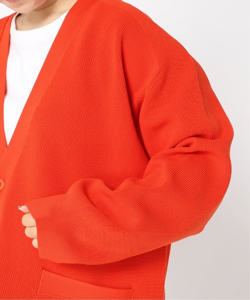 JOINT WORKS(ジョイントワークス)の「J-カタアゼVネックカーディガン(カーディガン/ボレロ・レディース・ブラック/ネイビー/オレンジ・FREE)」の14枚目の写真