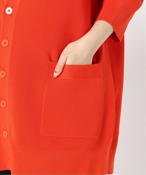 JOINT WORKS(ジョイントワークス)の「J-カタアゼVネックカーディガン(カーディガン/ボレロ・レディース・ブラック/ネイビー/オレンジ・FREE)」の17枚目の写真