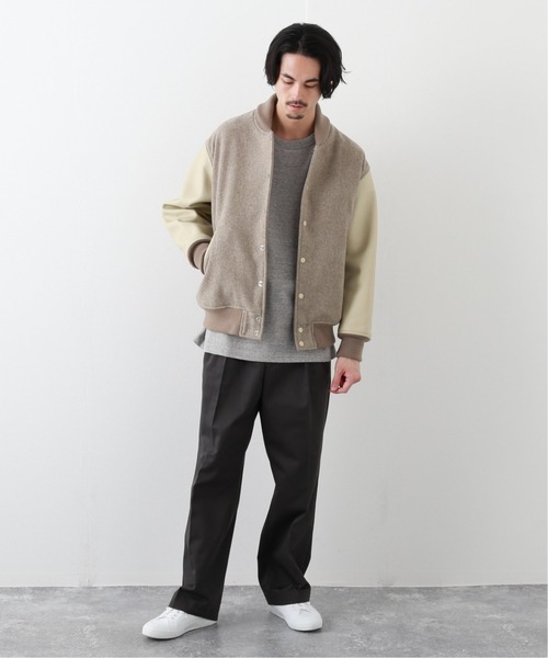 SKOOKUM（スクーカム）の「【SKOOKUM / スクーカム】AWARD スタジアムジャケット（スタジャン・メンズ・ブラック/ベージュ・MEDIUM/LARGE）」の7枚目の写真