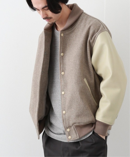 SKOOKUM（スクーカム）の「【SKOOKUM / スクーカム】AWARD スタジアムジャケット（スタジャン・メンズ・ブラック/ベージュ・MEDIUM/LARGE）」の9枚目の写真