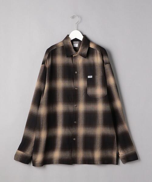 Cal Top（キャルトップ）の「＜CalTop（キャルトップ）＞ OMBRE/C SHT/シャツ（シャツ/ブラウス・メンズ・ブラック/ダークブラウン/ケリー・M/S）」の3枚目の写真