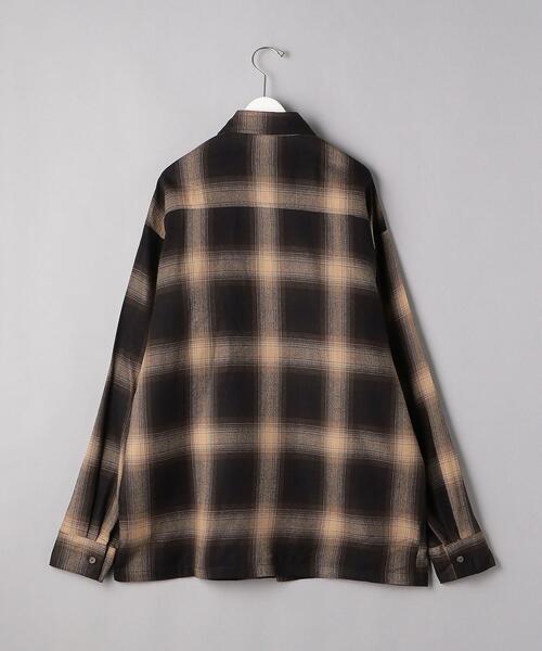 Cal Top（キャルトップ）の「＜CalTop（キャルトップ）＞ OMBRE/C SHT/シャツ（シャツ/ブラウス・メンズ・ブラック/ダークブラウン/ケリー・M/S）」の4枚目の写真