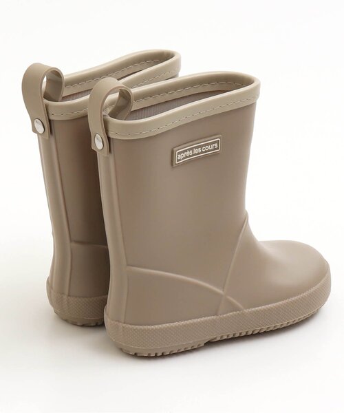 apres les cours（アプレレクール）の「■無地レインシューズ（レインシューズ・キッズ・ブラウン/ピンク/ミント・15 /18/17/19/14/16）」の6枚目の写真