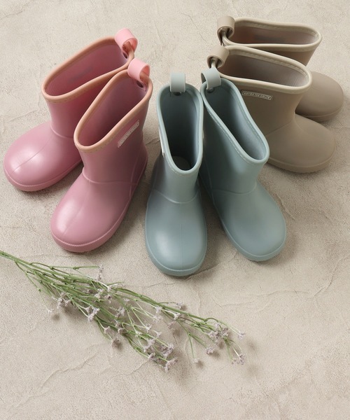 apres les cours（アプレレクール）の「■無地レインシューズ（レインシューズ・キッズ・ブラウン/ピンク/ミント・15 /18/17/19/14/16）」の17枚目の写真