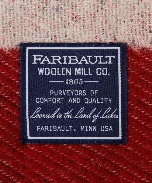 FARIBAULT MILL アメリカ ブランケット 未使用品 BEAMS購入 新品 USA製