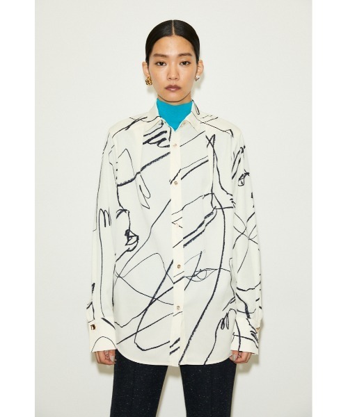 THROW by SLY（スローバイスライ）の「THROW TUCKED DOLMAN SH/タックドルマンシャツ（シャツ/ブラウス・レディース・ホワイト系その他2/グレー系その他2・FREE）」の8枚目の写真