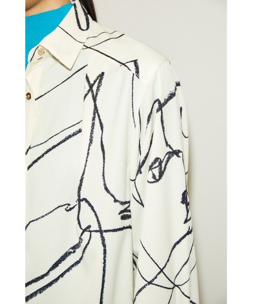THROW by SLY（スローバイスライ）の「THROW TUCKED DOLMAN SH/タックドルマンシャツ（シャツ/ブラウス・レディース・ホワイト系その他2/グレー系その他2・FREE）」の12枚目の写真