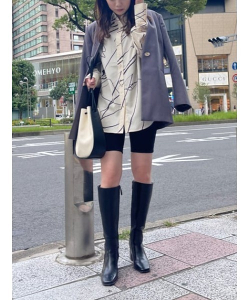 THROW by SLY（スローバイスライ）の「THROW TUCKED DOLMAN SH/タックドルマンシャツ（シャツ/ブラウス・レディース・ホワイト系その他2/グレー系その他2・FREE）」の22枚目の写真