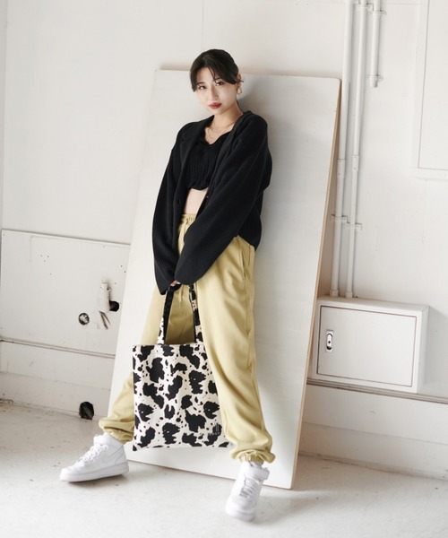 PAGEBOY（ページボーイ）の「eill×PAGEBOYカウガラトートバッグ（トートバッグ・レディース・ブラック系その他/グレー系その他・FREE）」の11枚目の写真