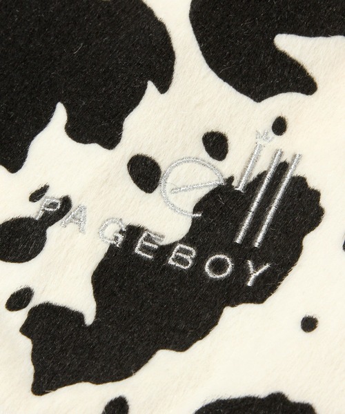 PAGEBOY（ページボーイ）の「eill×PAGEBOYカウガラトートバッグ（トートバッグ・レディース・ブラック系その他/グレー系その他・FREE）」の4枚目の写真