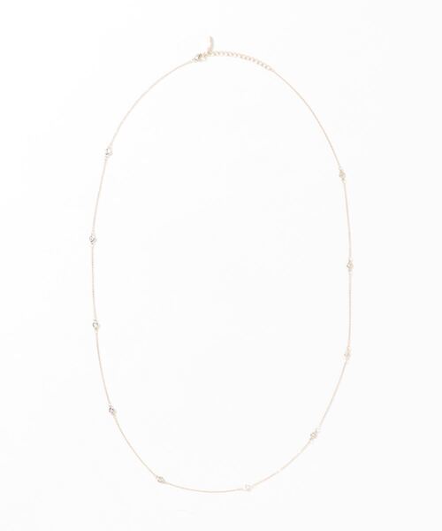 NATURAL BEAUTY BASIC（ナチュラルビューティーベーシック）の「ビジューステーションロングネックレス（ネックレス・レディース・ゴールド/シルバー・ﾌﾘ-）」の2枚目の写真