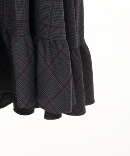 axes femme（アクシーズファム）の「Ｗ釦フィッシュテールＪＳＫ（ジャンパースカート・レディース・チャコール/マスタード/ブラウン・MEDIUM）」の19枚目の写真