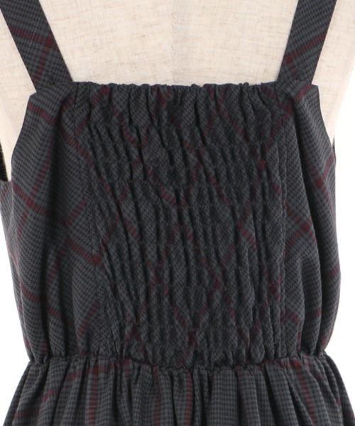 axes femme（アクシーズファム）の「Ｗ釦フィッシュテールＪＳＫ（ジャンパースカート・レディース・チャコール/マスタード/ブラウン・MEDIUM）」の22枚目の写真